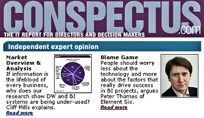 Playing the BI Blame Game – Conspectus.com | Peter James Thomas