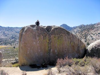 Me a very happy boulderer having completed my project.