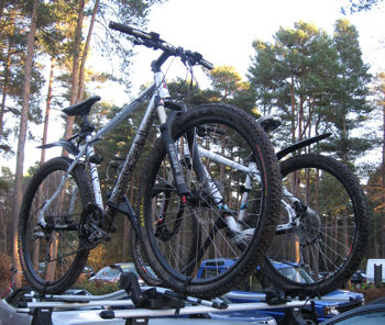Two hard tail mountain bikes Two hard tail mountain bikes