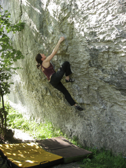 A Miller's Tale A Miller's Tale (V4/Font 6b+) - Rubicon Wall, Derbyshire, England