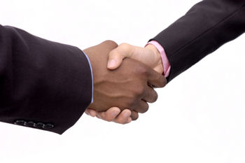 In information technology, telecommunications, and related fields, handshaking is an automated process of negotiation that dynamically sets parameters of a communications channel established between two entities before normal communication over the channel begins. It follows the physical establishment of the channel and precedes normal information transfer.