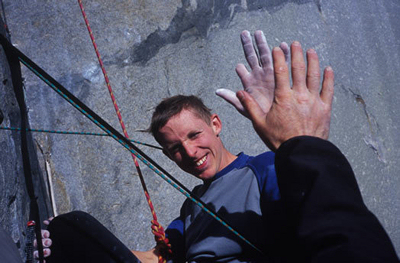 Tommy Caldwell - "high four"