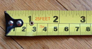 The value of your BI precisely 2½ inches