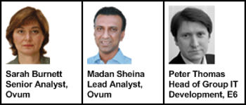 Sarah Burnett, Madan Sheina and Peter Thomas