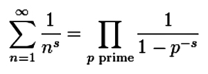 Euler's product formula for the Riemann Zeta function