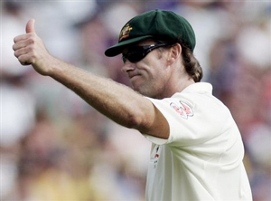 Glenn McGrath, Australian cricket legend, recommending England as the team most likely to become world number one after their home and away Ashes victories