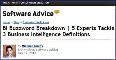 Software Advice article