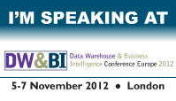 IRM UK - European Data Warehousing and Business Intelligence Conference - 2012