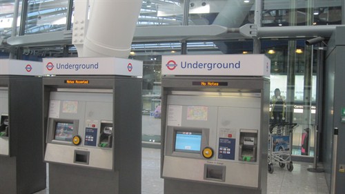 Tube ticket machines
