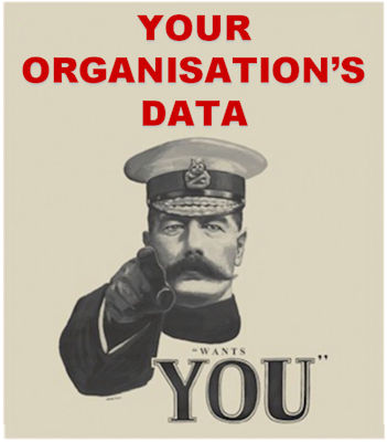 Your organisation's data wants you Your organisation's data wants you