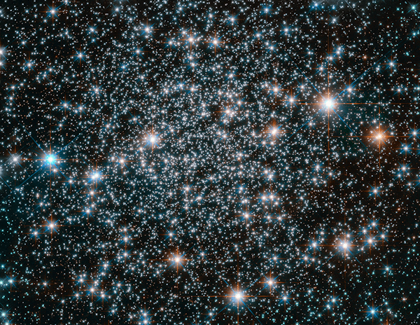Hubble image of a star field [see Acknowledgements for Image Credit]