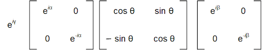 U(2) diagonal U(2) diagonal