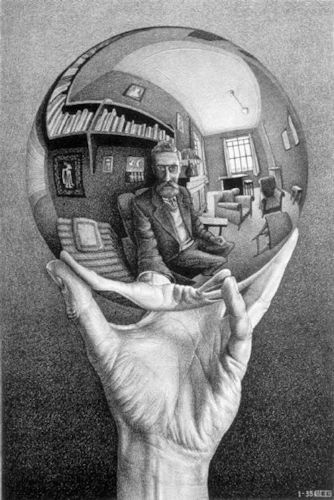 Escher Ball [see Acknowledgements for Image Credit]