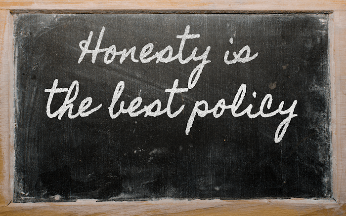 Honesty is the Best Policy Honesty is the Best Policy