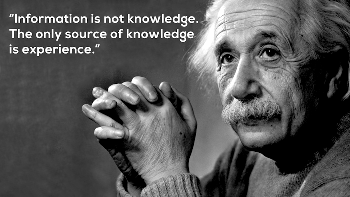 Einstein on Experience
