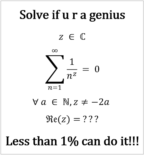 Solve if u r a genius - Less than 1% can do it!!! Solve if u r a genius - Less than 1% can do it!!!