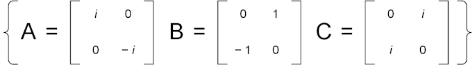 su(2) Lie Algebra basis elements