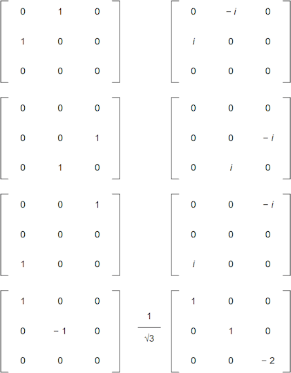 su(3) Lie Algebra basis-vs Gell-Mann matrices su(3) Lie Algebra basis-vs Gell-Mann matrices