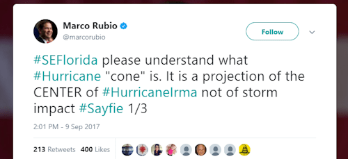 Rubio tweet