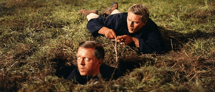 Two Escapees (in this case Richard Atttenborough and Steve McQueen) Two Escapees (in this case Richard Atttenborough and Steve McQueen)