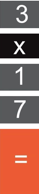Calculator buttons